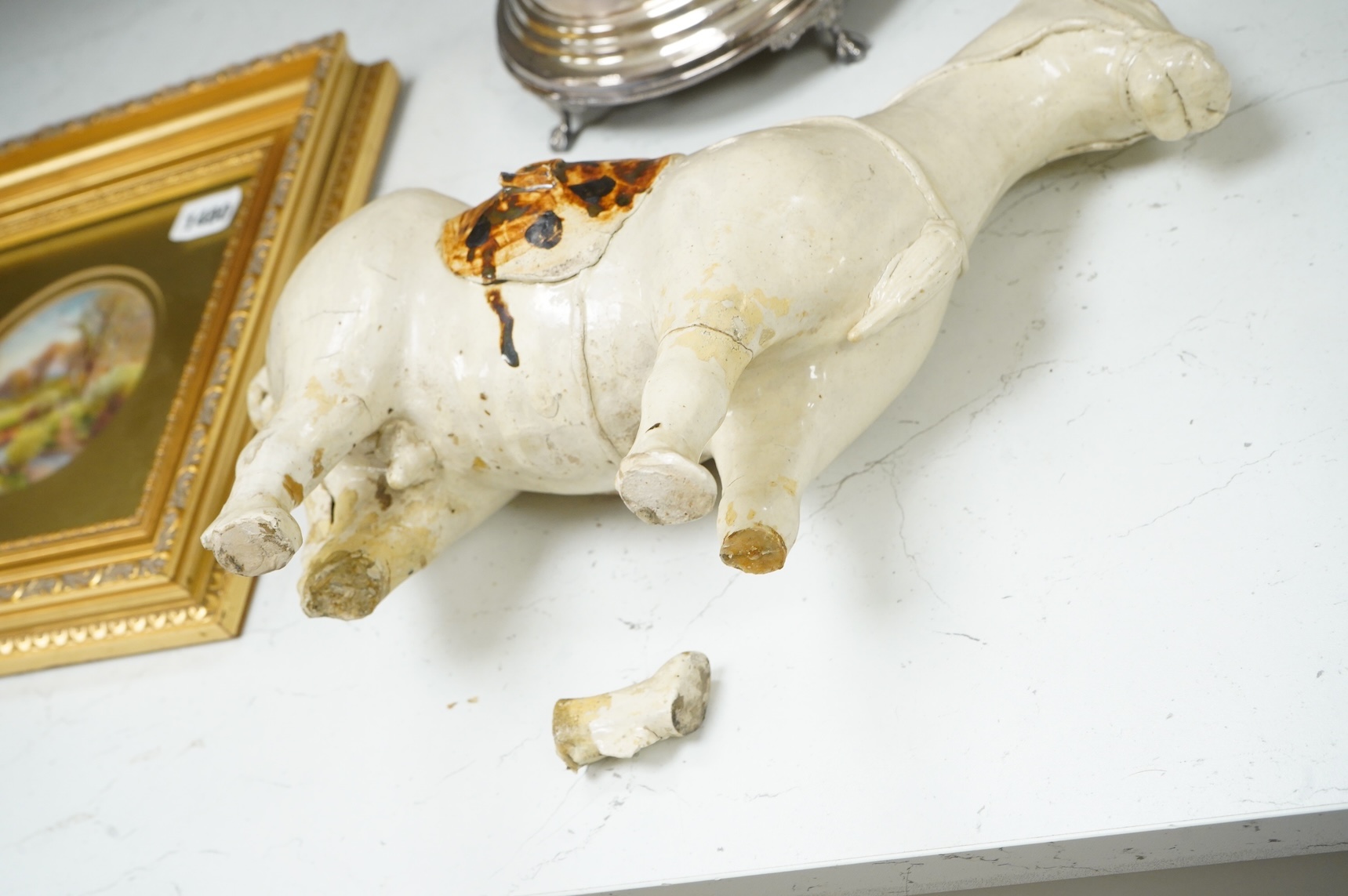 A Chinese Tang style horse, 26cm high